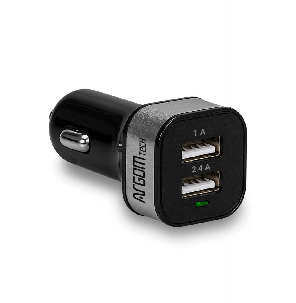 Carregador Para Carro Argom ARG-AC-0112 2USB