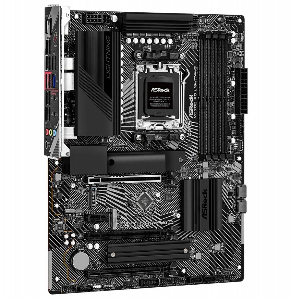 Placa Mae AMD (AM5) ASROCK X670E PG LIGHTNING DDR5