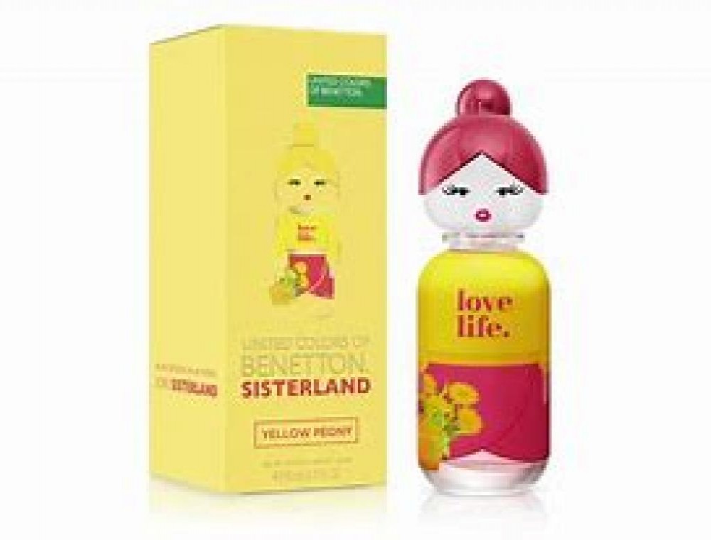 BENETTON SISTERLAND YELLOW PEONY EDT 80 ML