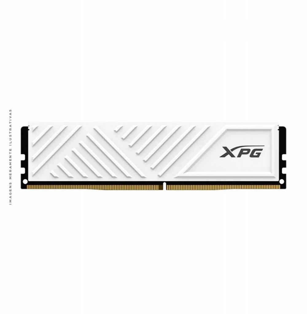Memória DDR4-16GB 3200 Adata XPG Gammix D35 Branco (AX4U320016G16A-SWHD35)