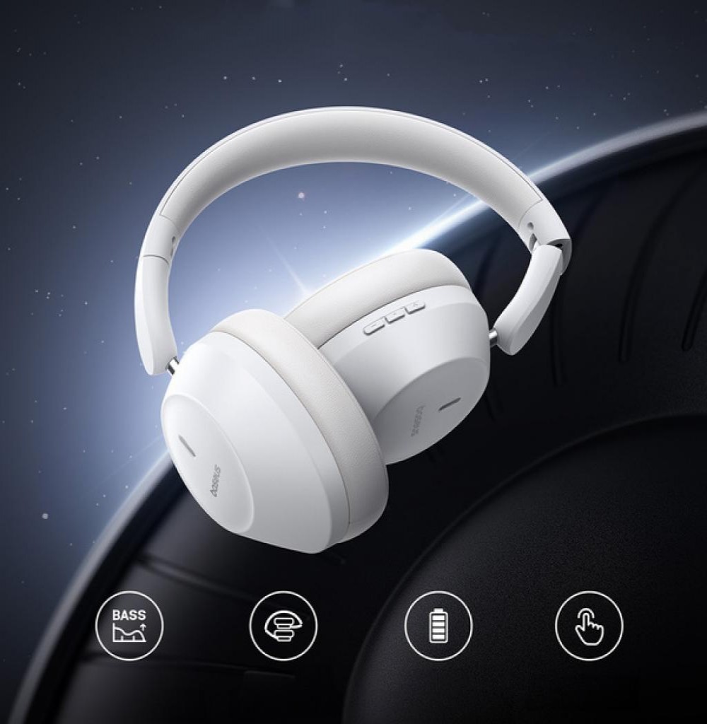 Fone Baseus Bass 30 MAX BT Branco