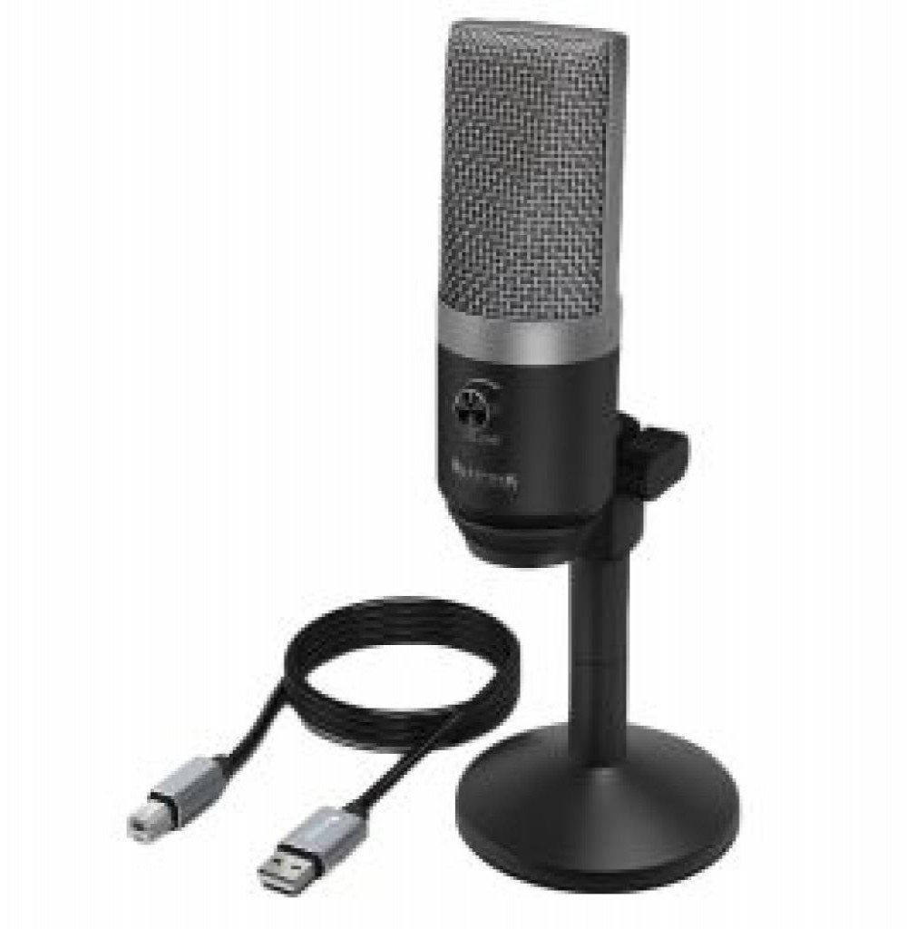Microfone Fifine K670 Usb Silver/Black