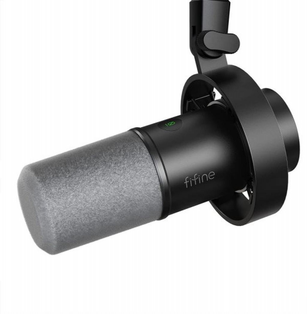 Microfone Fifine K688 USB-C Amplitank Preto