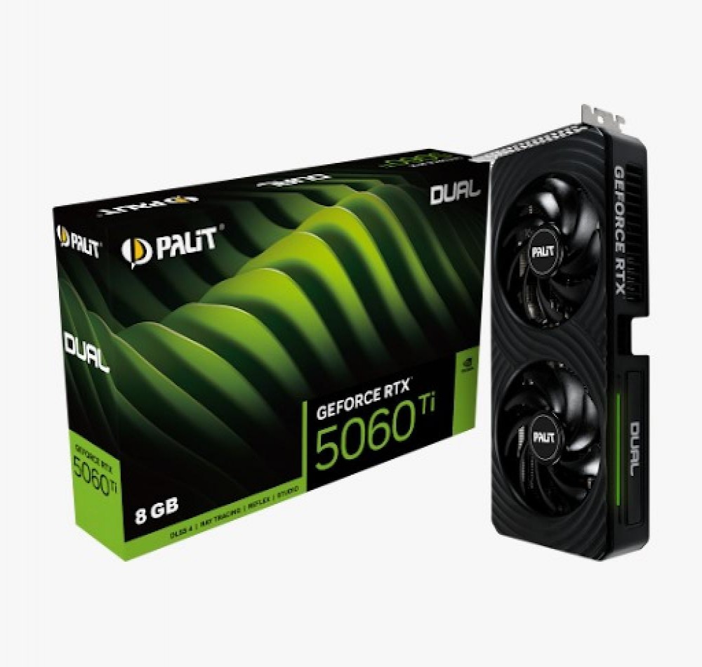 Placa De Video 8GB Exp. Gf-Rtx5060ti Palit Dual NE7506T019P1-
