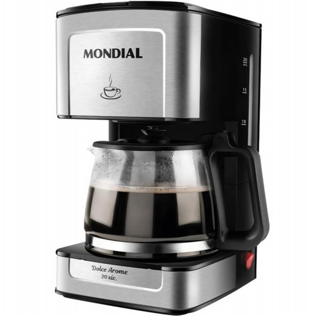 Cafeteira Mondial Dolce Arome C43-20X-SI 110V 60HZ Preto/Silver