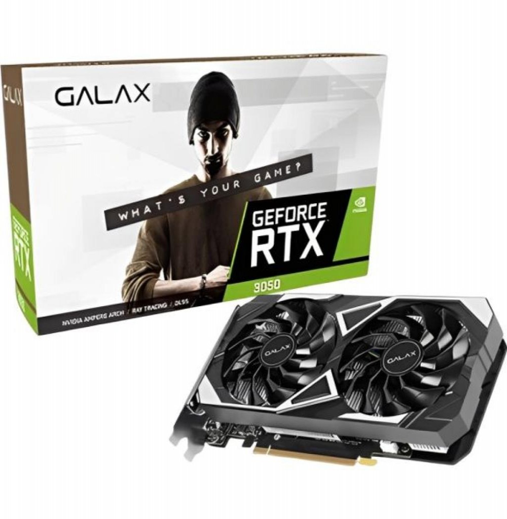 Placa de Video  6GB EXP. GF-RTX3050 Galax 1-Click Oc Ex GA76DB-35NRLD