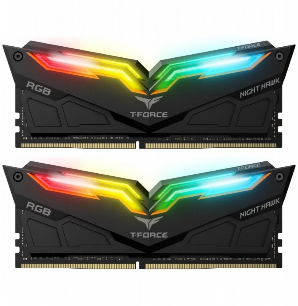 Memória DDR4 32GB 3000 TG T-Force Night Hawk RGB Black