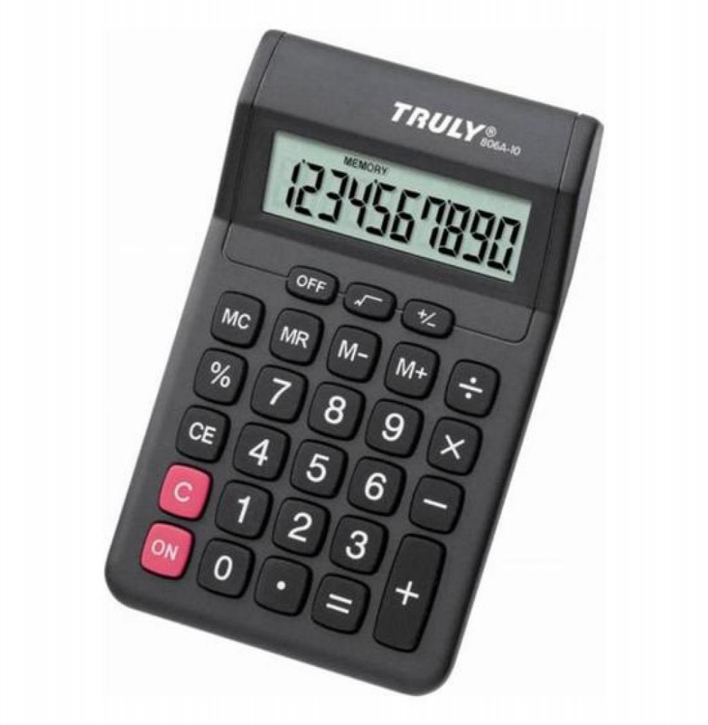 Calculadora Truly 806 10 Dígitos Média